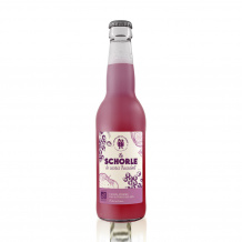 LES FILLES DE L'OUEST - SCHORLE CASSIS TRUCULENT BOUTEILLE VERRE 330ML x12 BIO