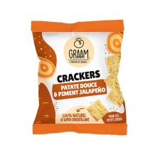 GRAAM - CRACKERS PATATE DOUCE PIMENT 30G x10