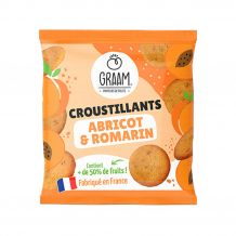 GRAAM - CROUSTILLANTS ABRICOT ROMARIN 25G x10