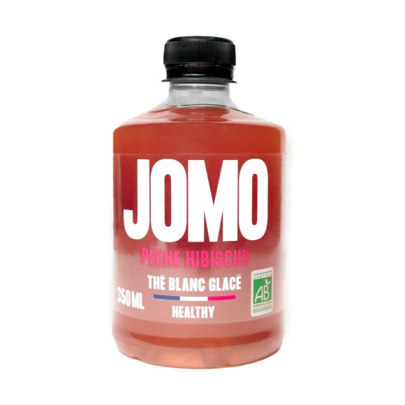 JOMO - THE GLACE THE BLANC PECHE HIBISCUS 350ML x6 BIO