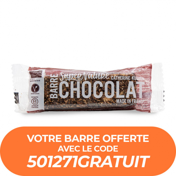 SUPERNATURE - BARRE GRANOLA CHOCOLAT PRESENTOIR 20x40G BIO