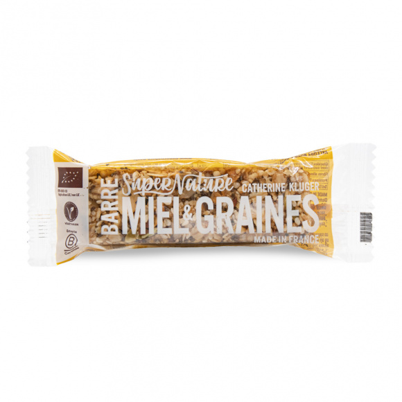 SUPERNATURE - BARRE GRANOLA MIEL PRESENTOIR 20x35G BIO