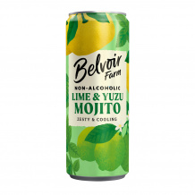 BELVOIR - MOJITO CITRON VERT YUZU SANS ALCOOL CANETTE ALU 250ML x24