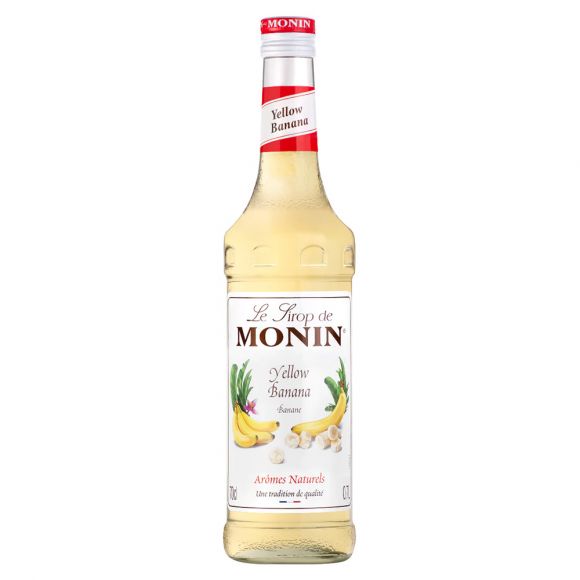 MONIN - SIROP BANANE JAUNE 700ML BOUTEILLE VERRE