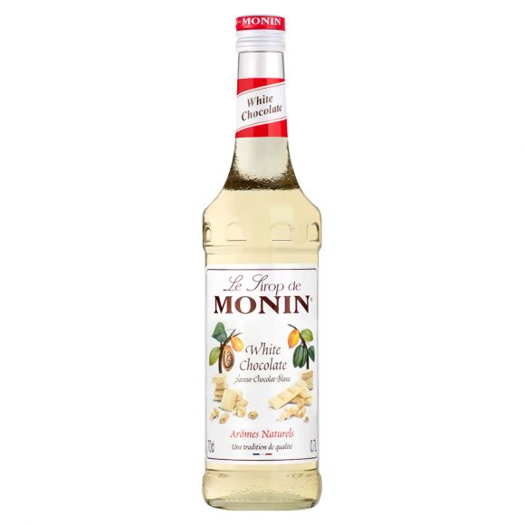 MONIN - SIROP CHOCOLAT BLANC 700ML BOUTEILLE VERRE