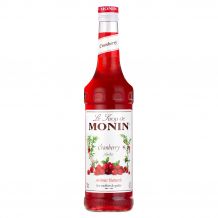 MONIN - SIROP CRANBERRY 700ML BOUTEILLE VERRE