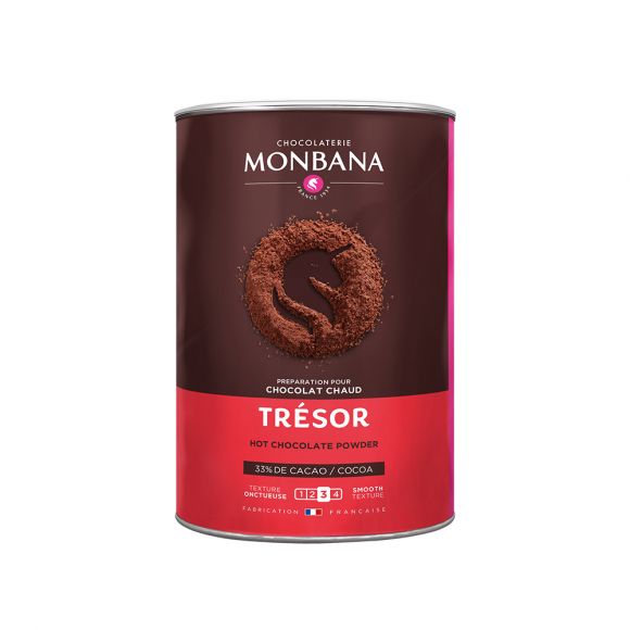 MONBANA - TRESOR CHOCOLAT EN POUDRE 33% CACAO 1KG