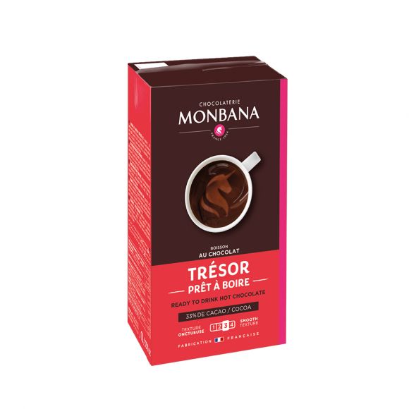MONBANA - TRESOR DE CHOCOLAT PRET A L'EMPLOI 1L x6