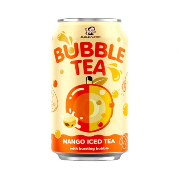 MADAM HONG - BUBBLE TEA MANGUE CANETTE ALU 320ML x24