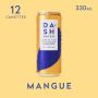 DASH - EAU PETILLANTE MANGUE CANETTE ALU 330ML x12