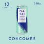 DASH - EAU PETILLANTE CONCOMBRE CANETTE ALU 330ML x12