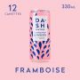 DASH - EAU PETILLANTE FRAMBOISE CANETTE ALU 330ML x12