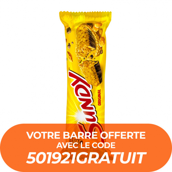 SUNDY - ORIGINAL BARRE DE CEREALES CHOCOLAT NOIR 36G x24