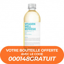 VITAMIN WELL - REFRESH KIWI CITRON BOUTEILLE PET 500ML x12