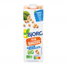 BJORG - BOISSON VEGETALE SOJA DOUCEUR BRIQUE 1L x12 BIO