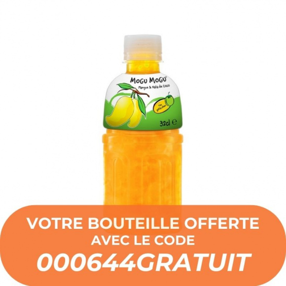 MOGU MOGU - BOISSON MANGUE NATA DE COCO 320ML ECHANTILLON x1