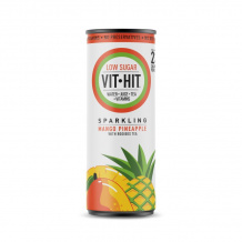 VIT HIT - BOISSON FONCTIONNELLE PETILLANTE MANGUE ANANAS CANETTE 330ML x12