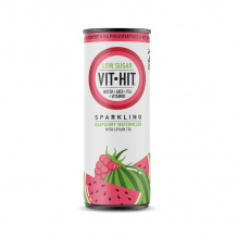 VIT HIT - BOISSON FONCTIONNELLE PETILLANTE FRAMBOISE PASTEQUE CANETTE 330ML x12