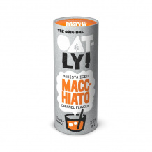 OATLY - BARISTA ICED CARAMEL MACCHIATO AVOINE CANETTE CARTON 235ML x12