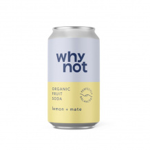 WHY NOT - SODA CRAFT CITRON MATE CANETTE 330ML x12 BIO