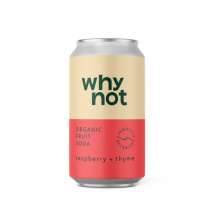 WHY NOT - SODA CRAFT FRAMBOISE THYM CANETTE 330ML x12 BIO