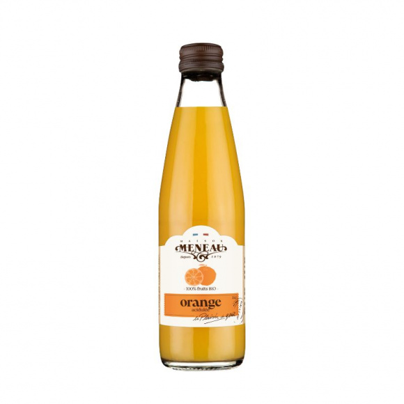 jus orange bouteille verre