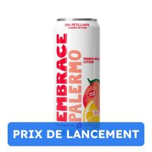 EMBRACE - EAU PETILLANTE PALERMO CITRON PAMPLEMOUSSE CANETTE 330ML x12