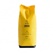 CAFE JOYEUX - LE NATUREL CAFE DE SPECIALITE EN GRAIN SACHET 1KG BIO