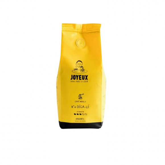 CAFE JOYEUX - LE DECA-LE CAFE DECAFEINE DE SPECIALITE MOULU SACHET 250G