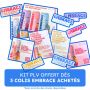 EMBRACE - KIT PLV CHEVALET X2 FLYER X10 AUTOCOLLANTS