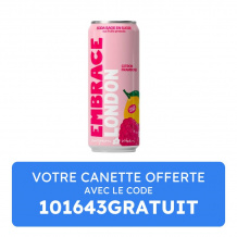 EMBRACE - SODA LONDON CITRON FRAMBOISE CANETTE 330ML x1