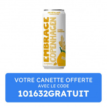 EMBRACE - EAU PETILLANTE COPENHAGEN CITRON GINGEMBRE CANETTE 330ML x1