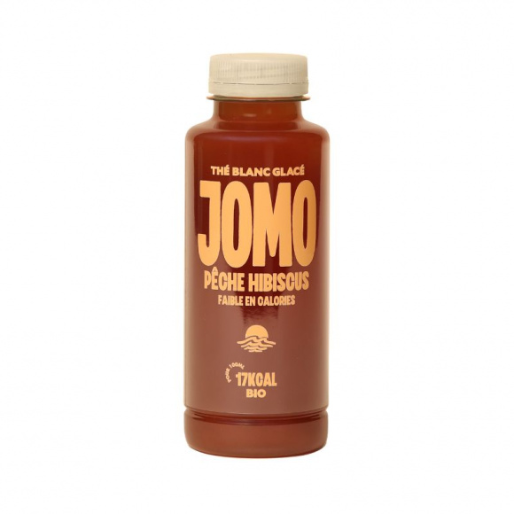 JOMO - THE GLACE THE BLANC PECHE HIBISCUS 350ML x12 BIO