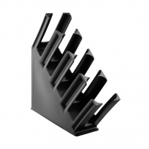 NISBETS - PORTE GOBELET POLYPROPYLENE NOIR KRISTALLON OLYMPIA 4 EMPLACEMENTS