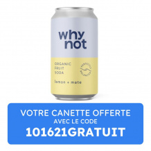 WHY NOT - SODA CRAFT CITRON MATE CANETTE 330ML x1 BIO