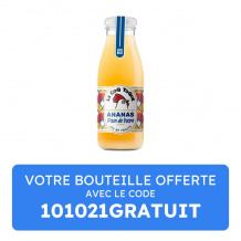 LE COQ TOQUE - JUS D'ANANAS BOUTEILLE VERRE 250ML x1 BIO