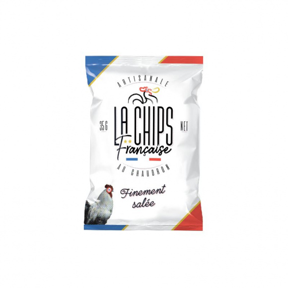LA CHIPS FRANCAISE - CHIPS FINEMENT SALEE SACHET 35G X 60