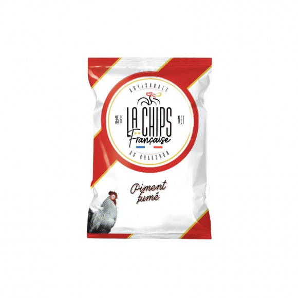 LA CHIPS FRANCAISE - CHIPS PIMENT FUME SACHET 35G X 60