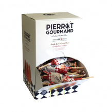 PIERROT GOURMAND - MIX DE SUCETTES AU CARAMEL ET AUX FRUITS 13G X100