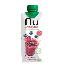 NU SMOOTHIES - MYRTILLE FRAMBOISE 330ML x12