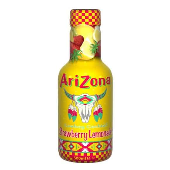 ARIZONA - STRAWBERRY LEMONADE FRAISE CITRON 500ML x6