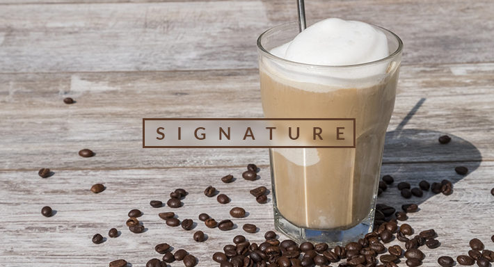 café latté glacé signature