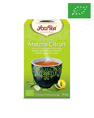 Thé vert matcha citron