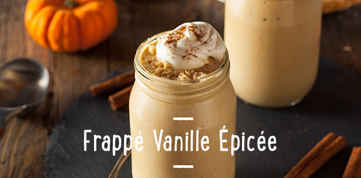 Frappé vanille épicé