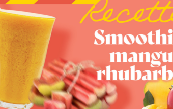 Smoothie Mangue et Rhubarbe