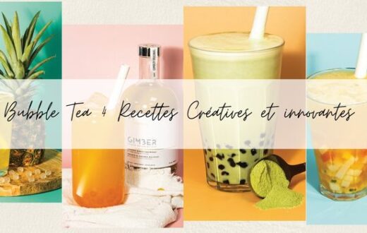 Bubble Tea: 4 Recettes Créatives et innovantes