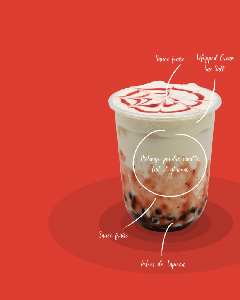 Cheesecake bubble tea