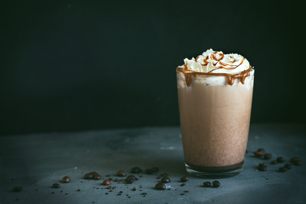 Frappé cappuccine double expresso vanille caramel